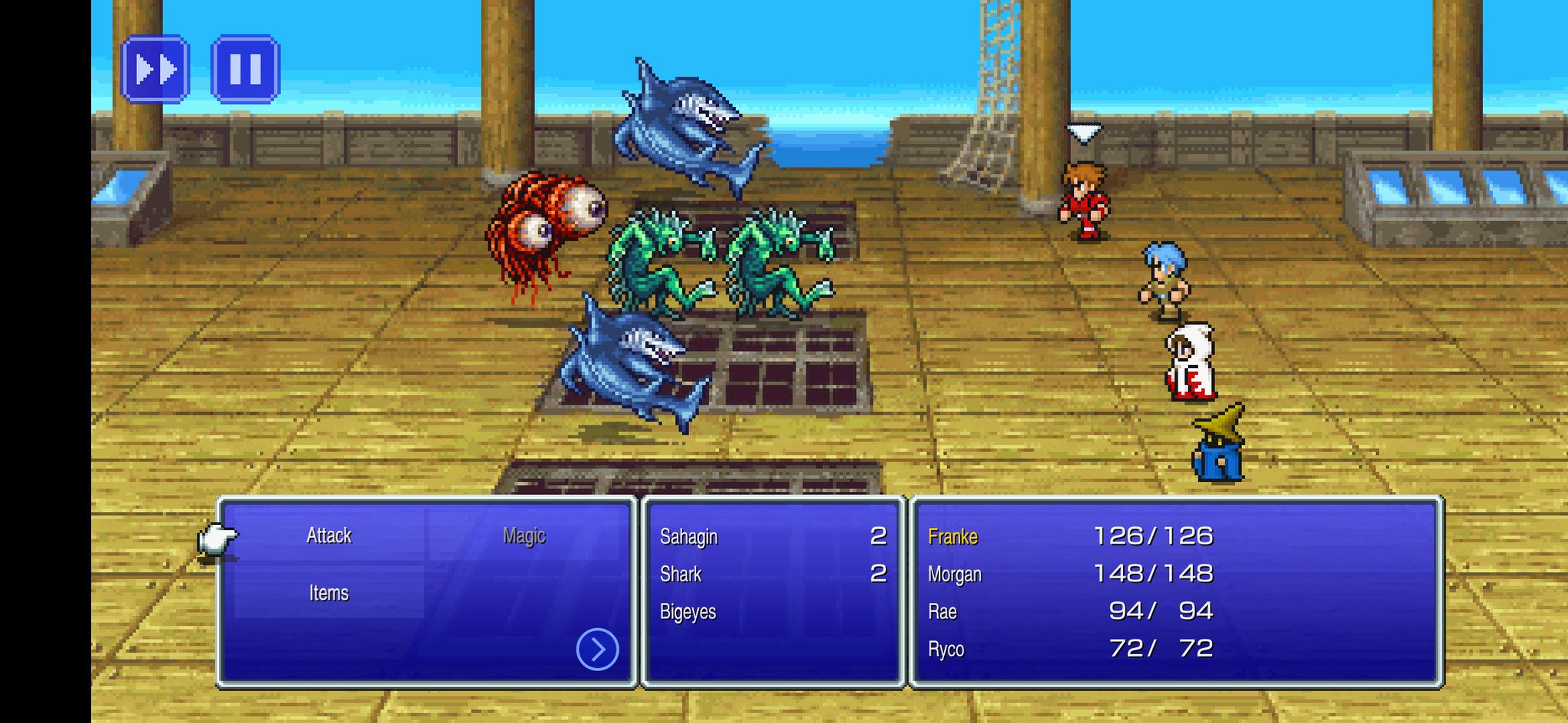Final Fantasy Pixel Remasters Shark