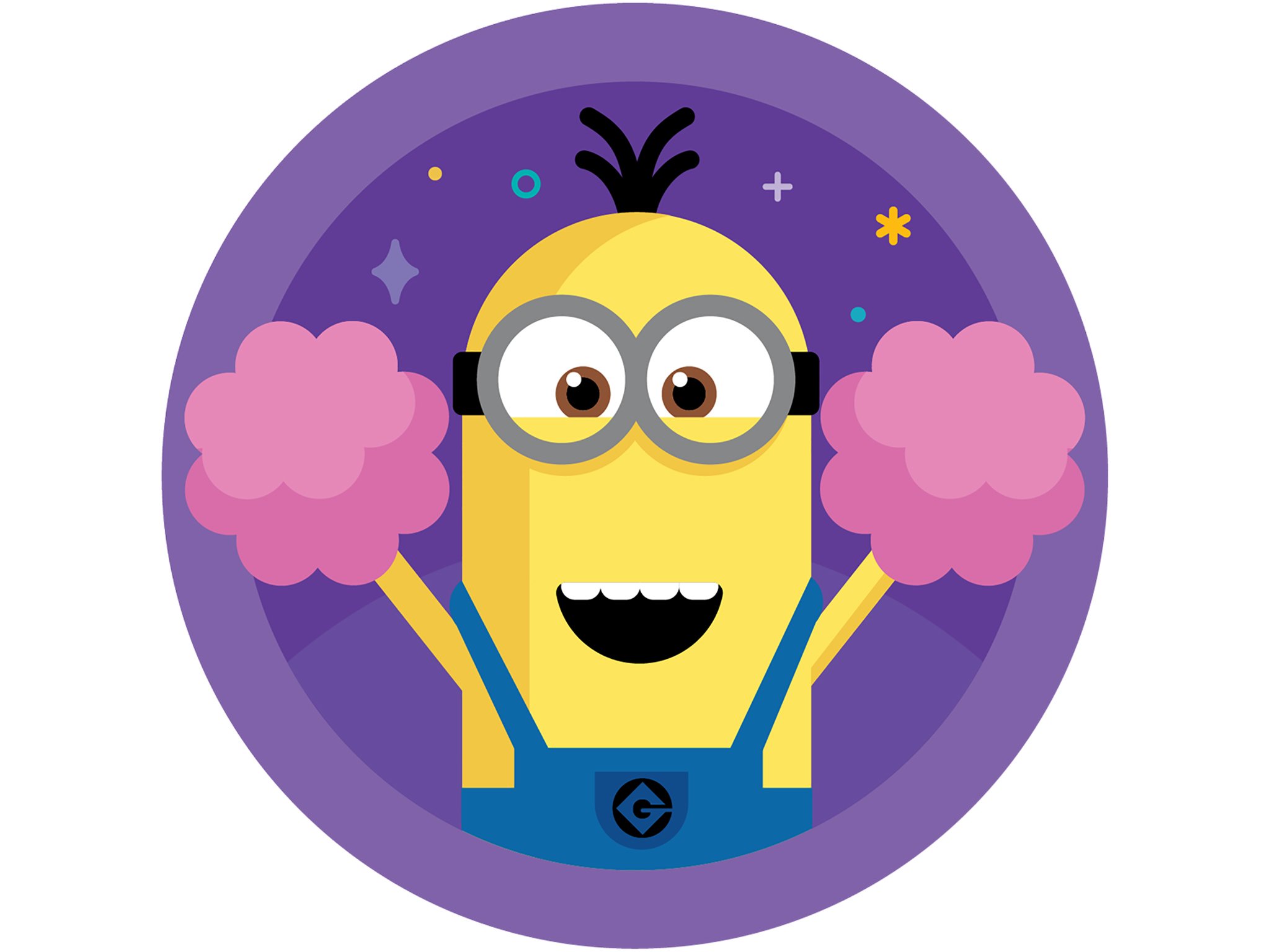 Fitbit Minions Badge Kevin