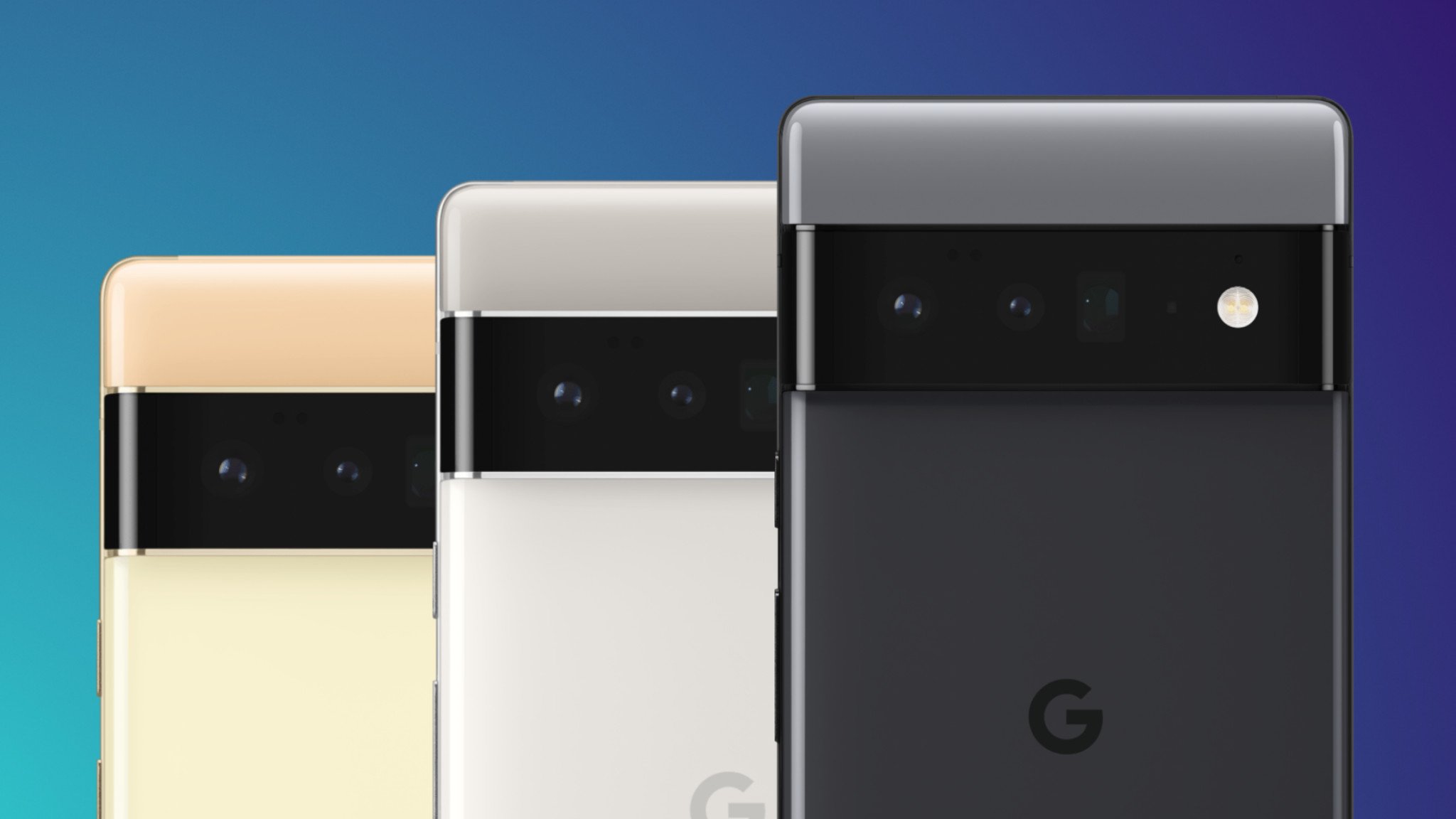 Google Pixel 6 Pro Colors Side By Side