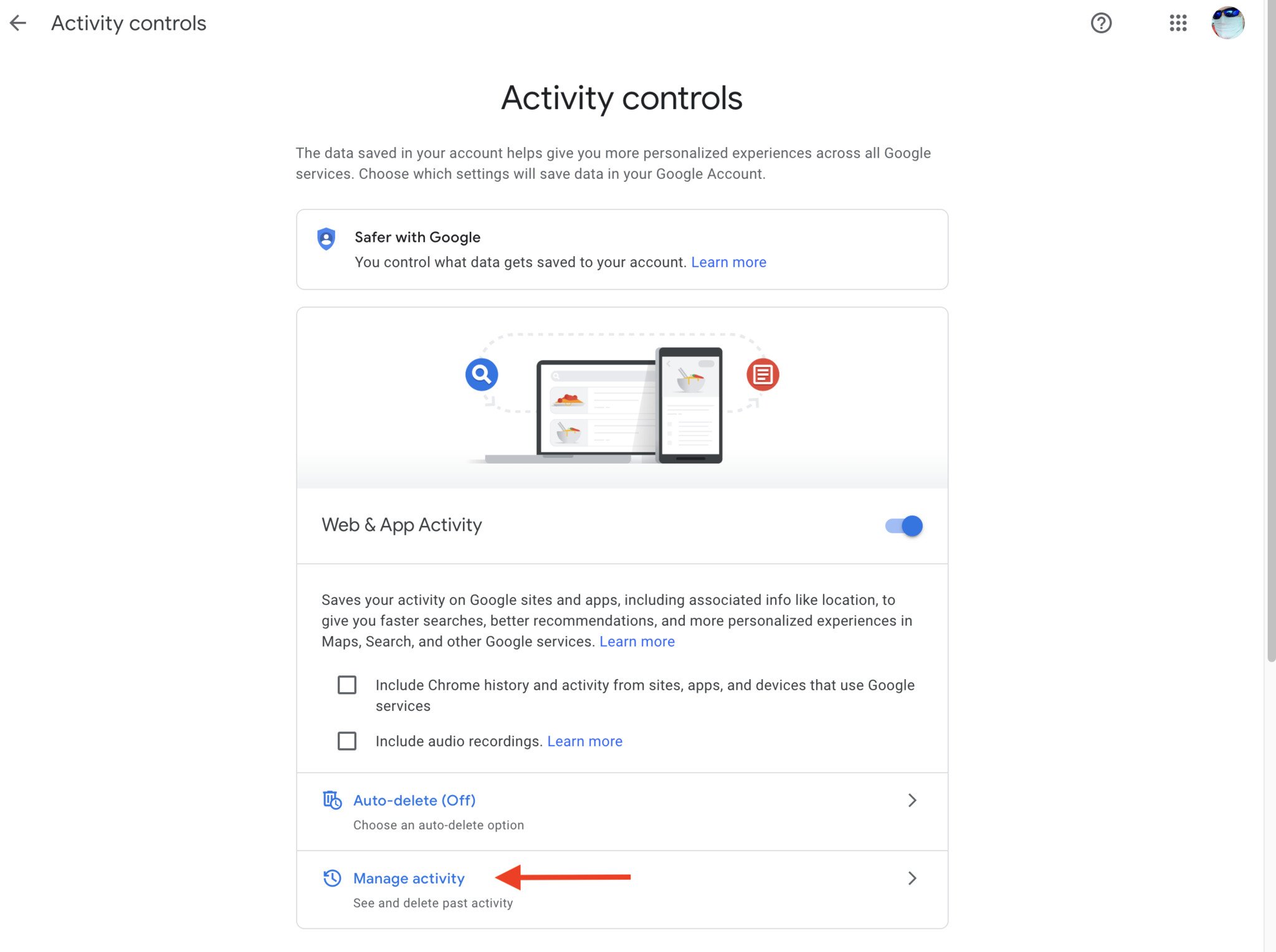 How To Protect Google Activity History Password 3
