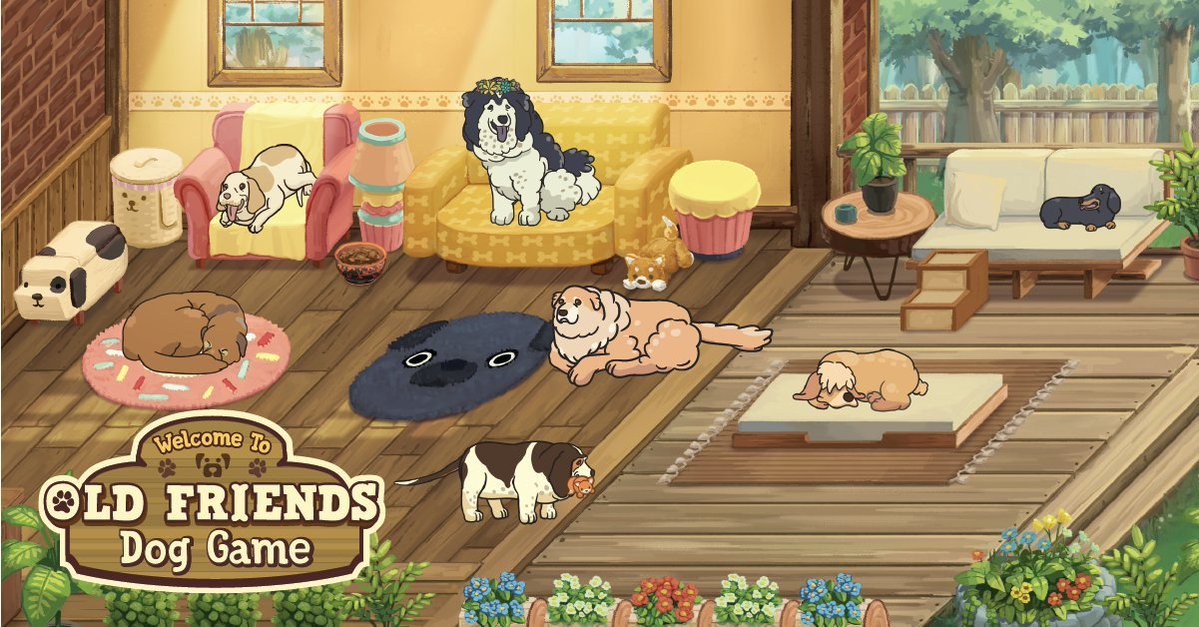 Old Friends Dog Game Banner