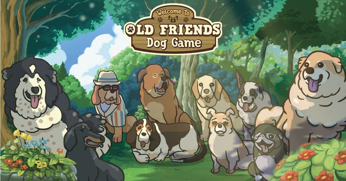 Old Friends Dog Game Banner