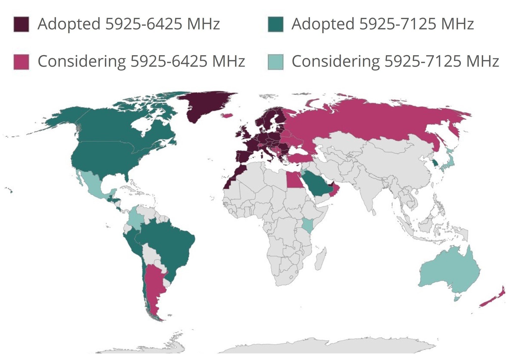 Wi Fi Alliance Wi Fi 6E Adoption Countries
