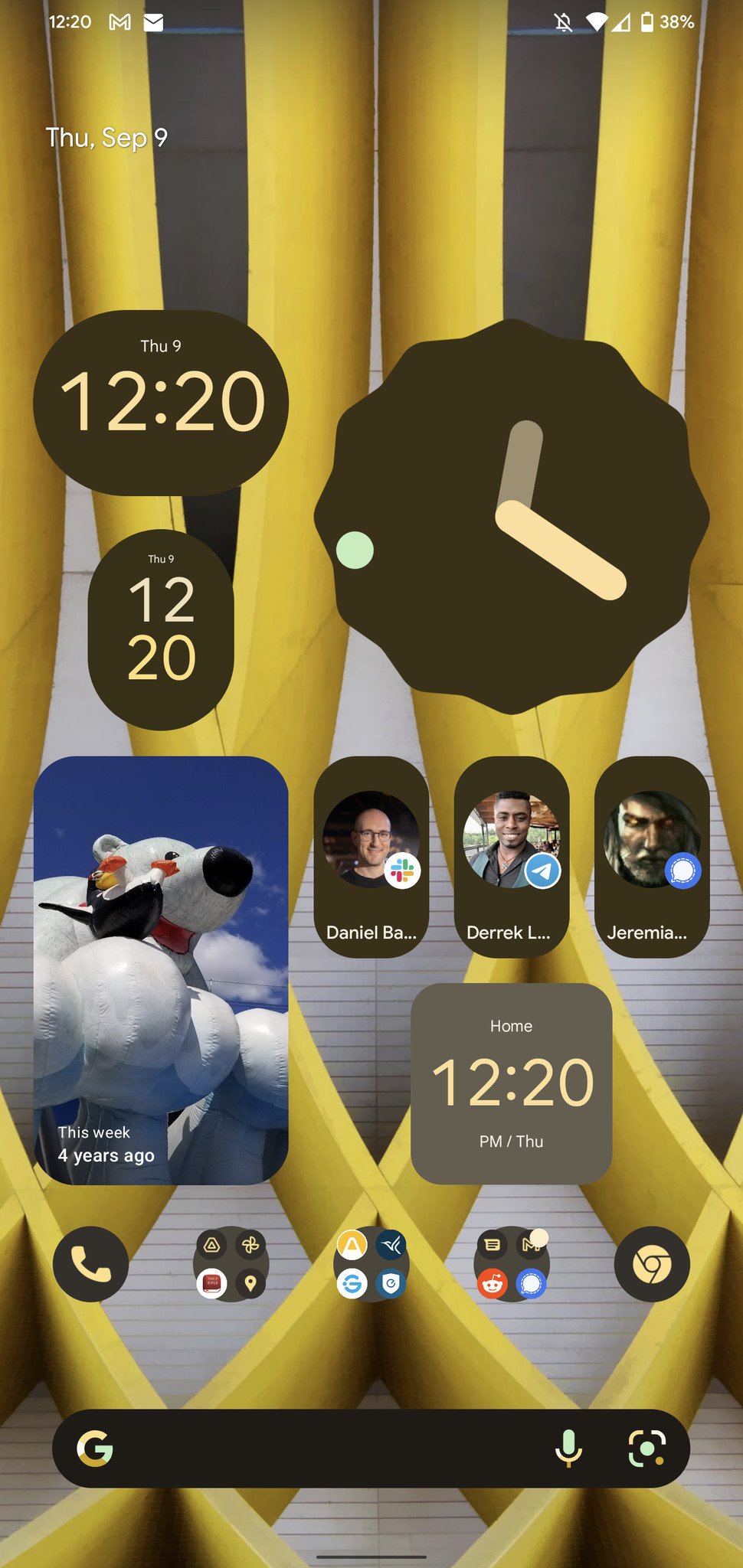 Android 12 Beta 5 Widgets