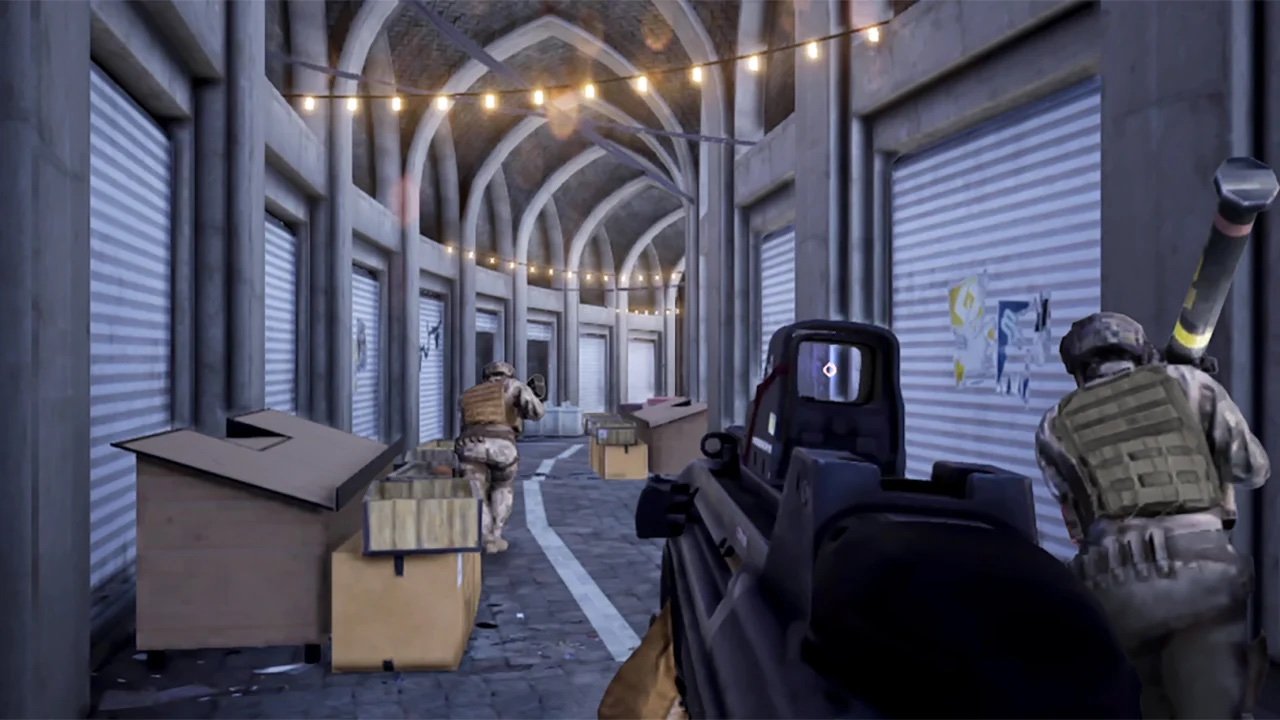 Captura de tela do Battlefield Mobile