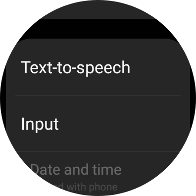 Changing Text To Speech on Galaxy Watch 4