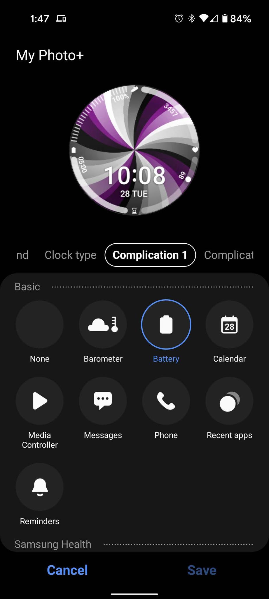 Ring Complications on Watch 4