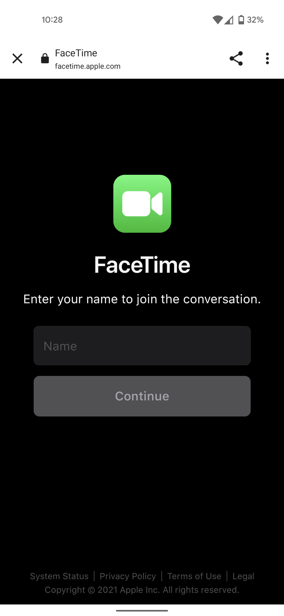 How To Use Facetime On Android Enter Name