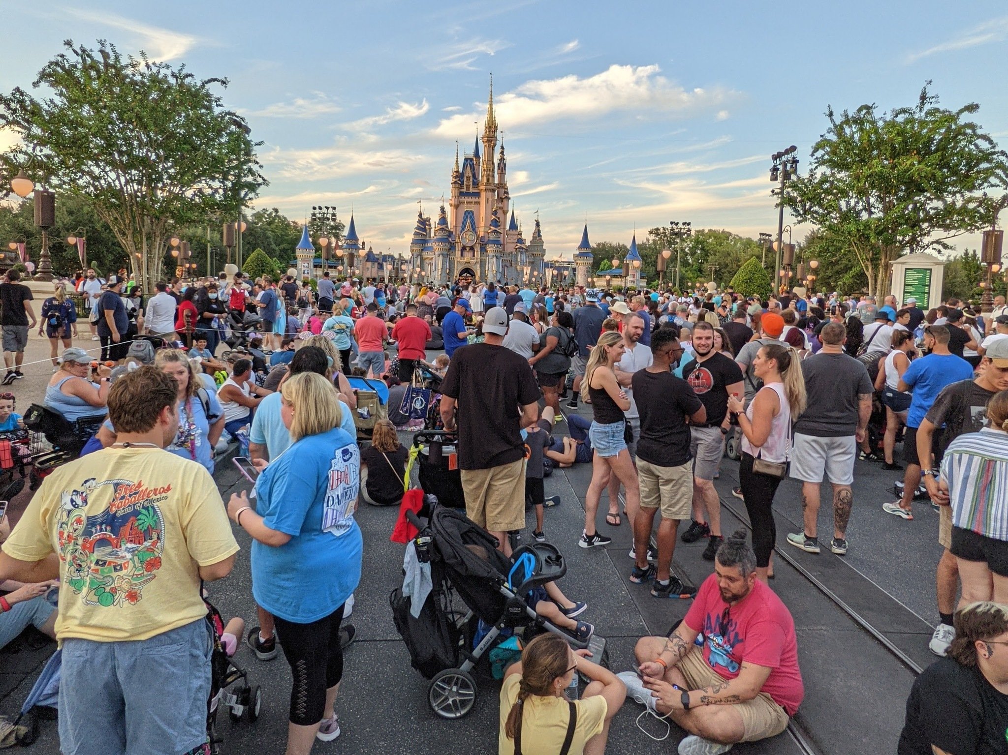 Multidões do Walt Disney World