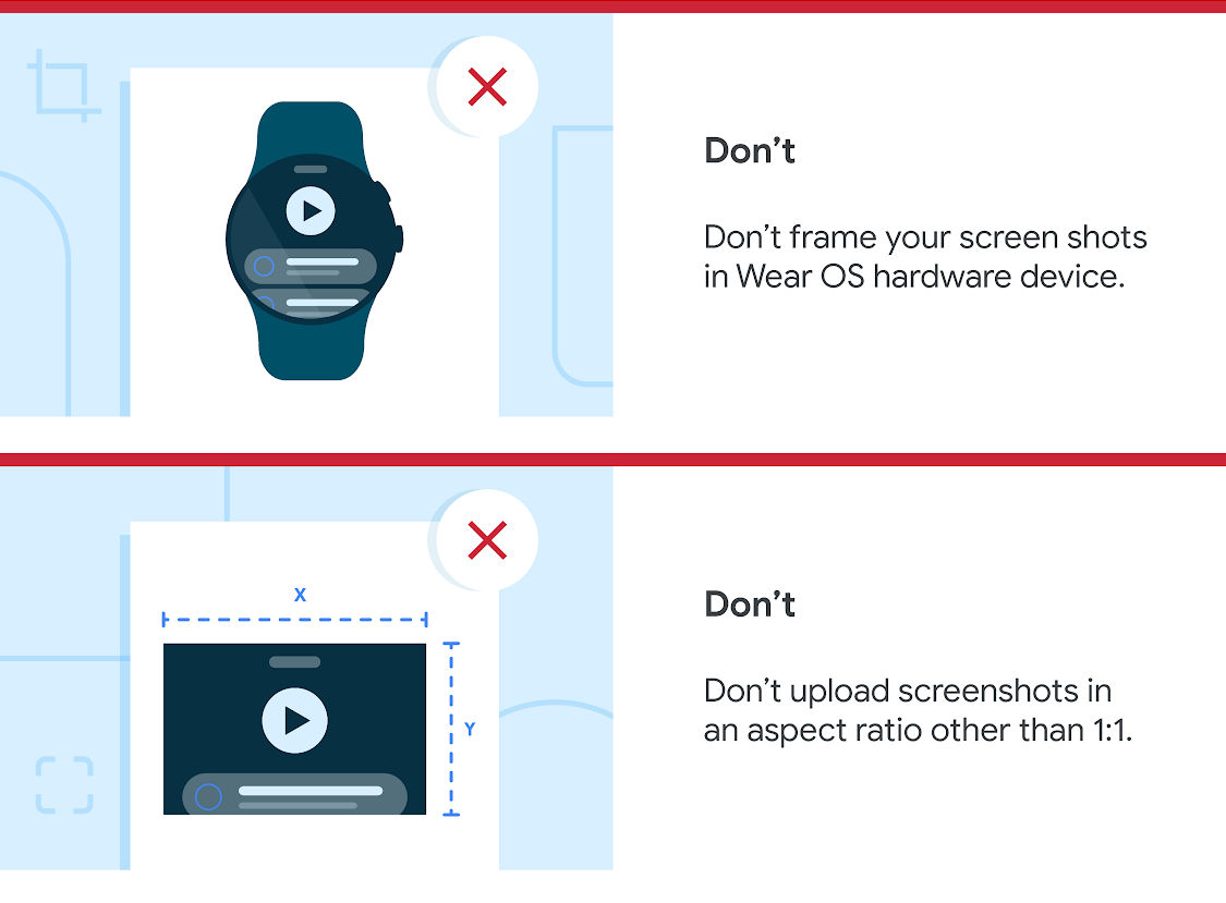 Wear OS App Guidelines Listing