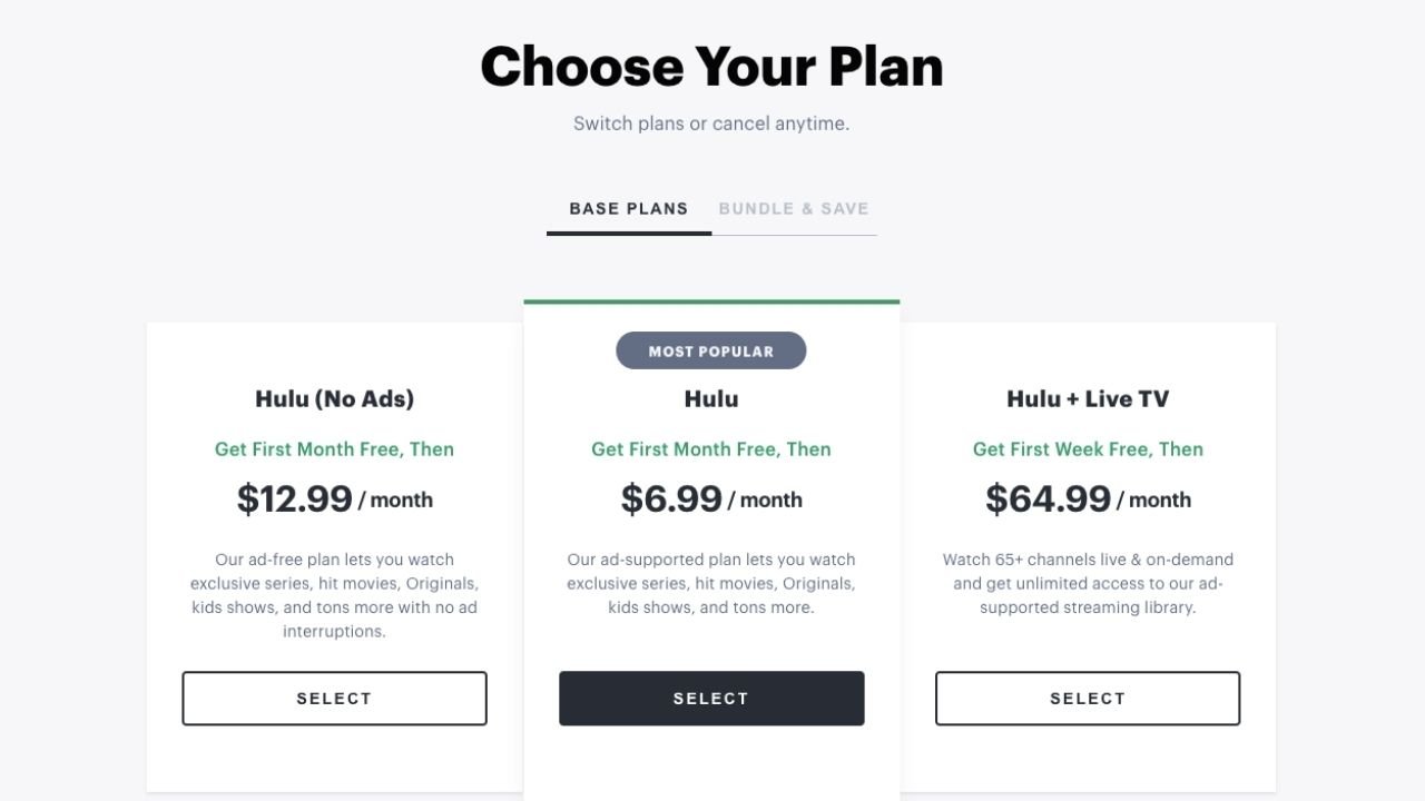 Hulu Price Update