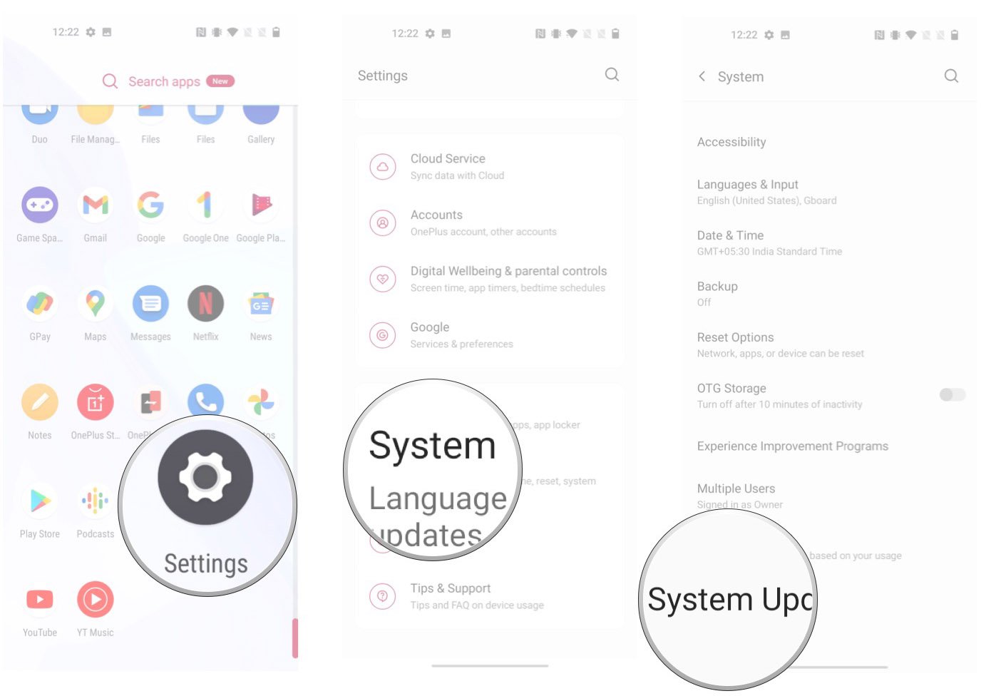 Instale o OxygenOS 12 baseado no Android 12