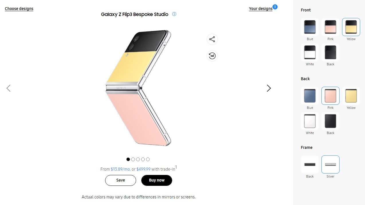 Samsung Galaxy Z Flip 3 Bespoke