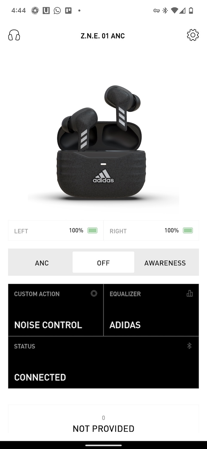 Adidas Zne 01 Anc App Screen