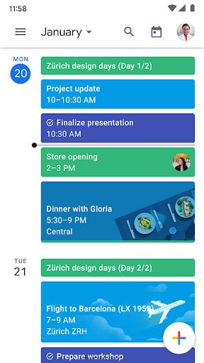 Google Calendar Profile Picture