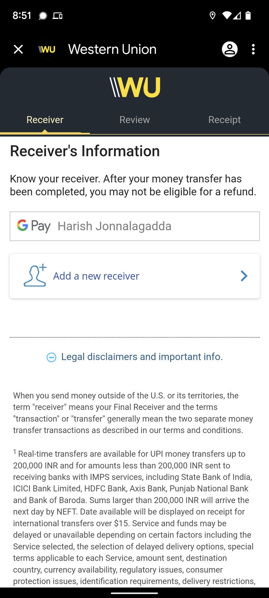 Google Pay Send Money International