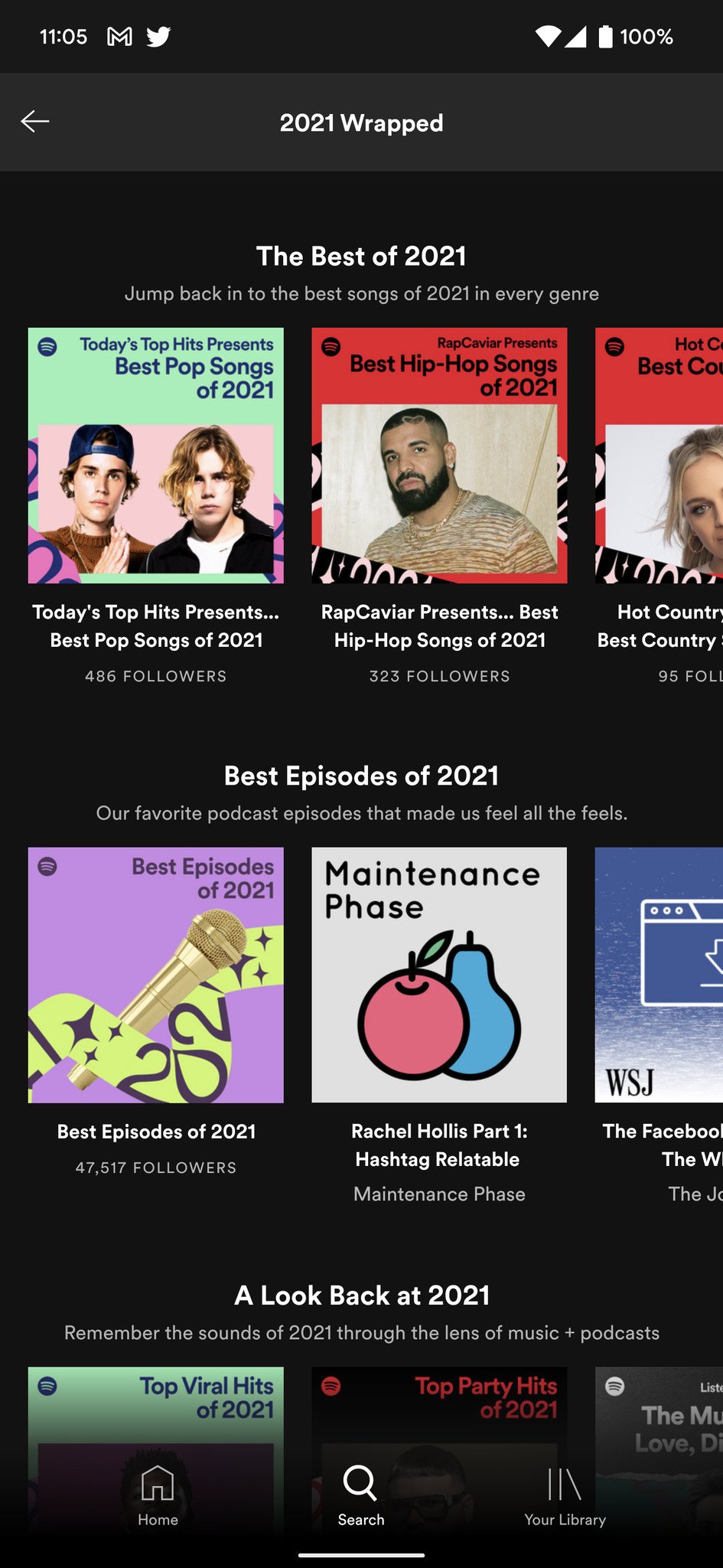 Spotify Wrapped 2021 Playlists