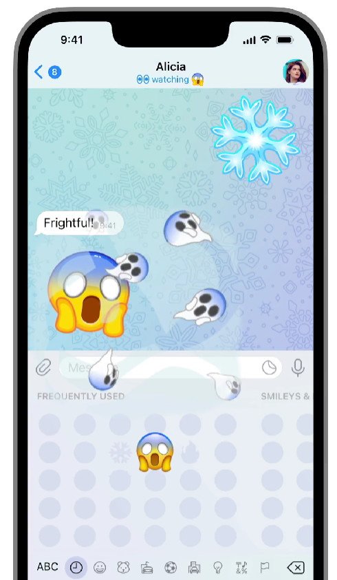Telegram Interactive Emoji