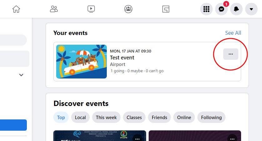 Facebook Events Google Calendar Desktop