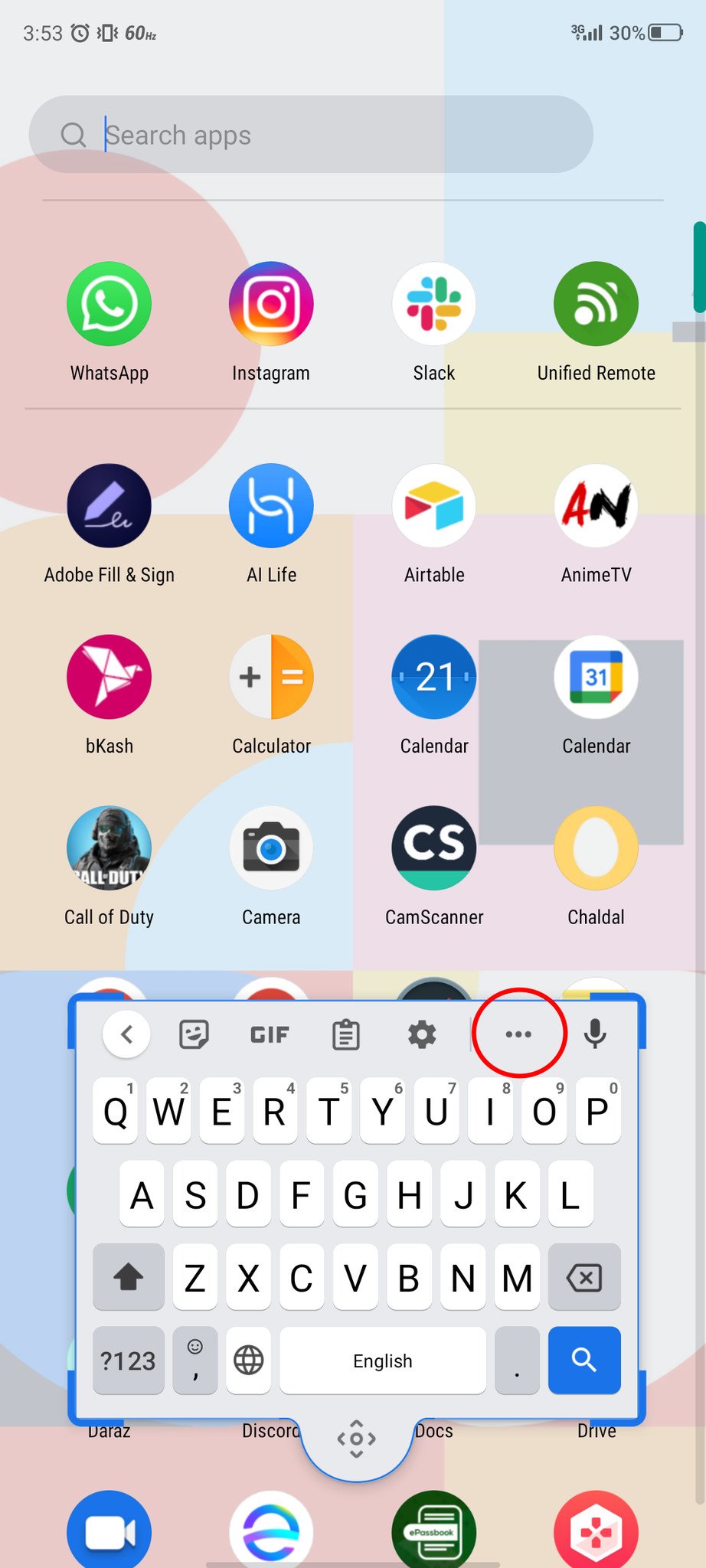 Gboard Exit Floating Mode