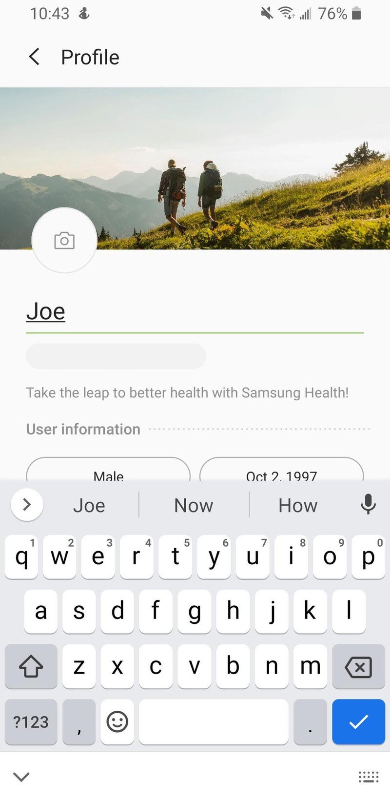 How To Set Up Samsung Health