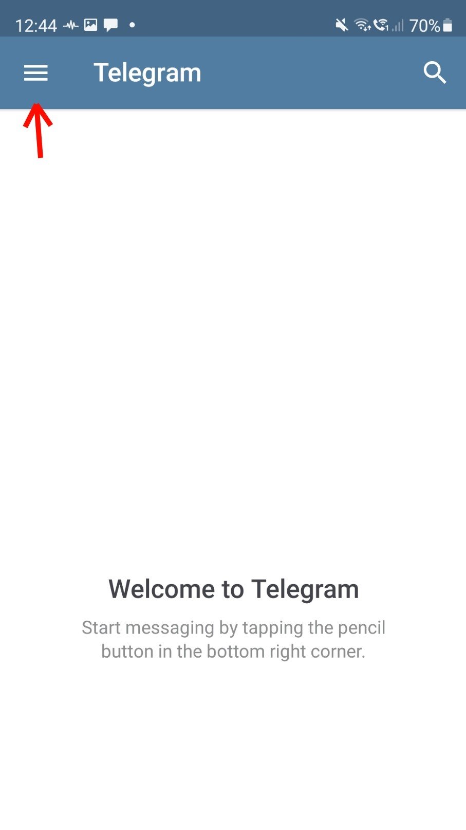 Telegram Settings Menu