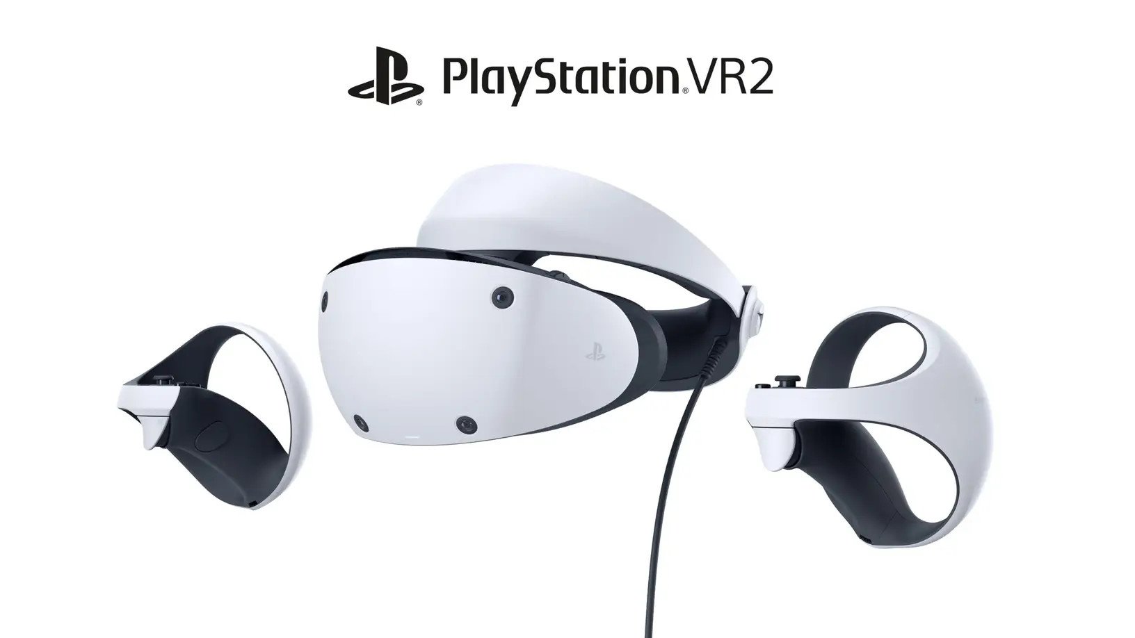 This is what the PS VR2 headset looks like
