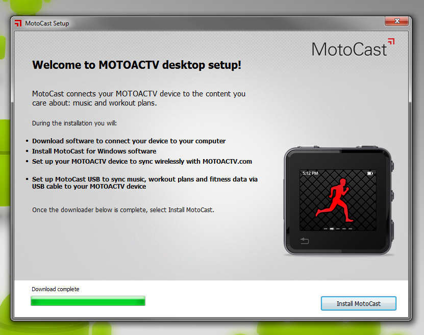 Motorola's MotoCast software