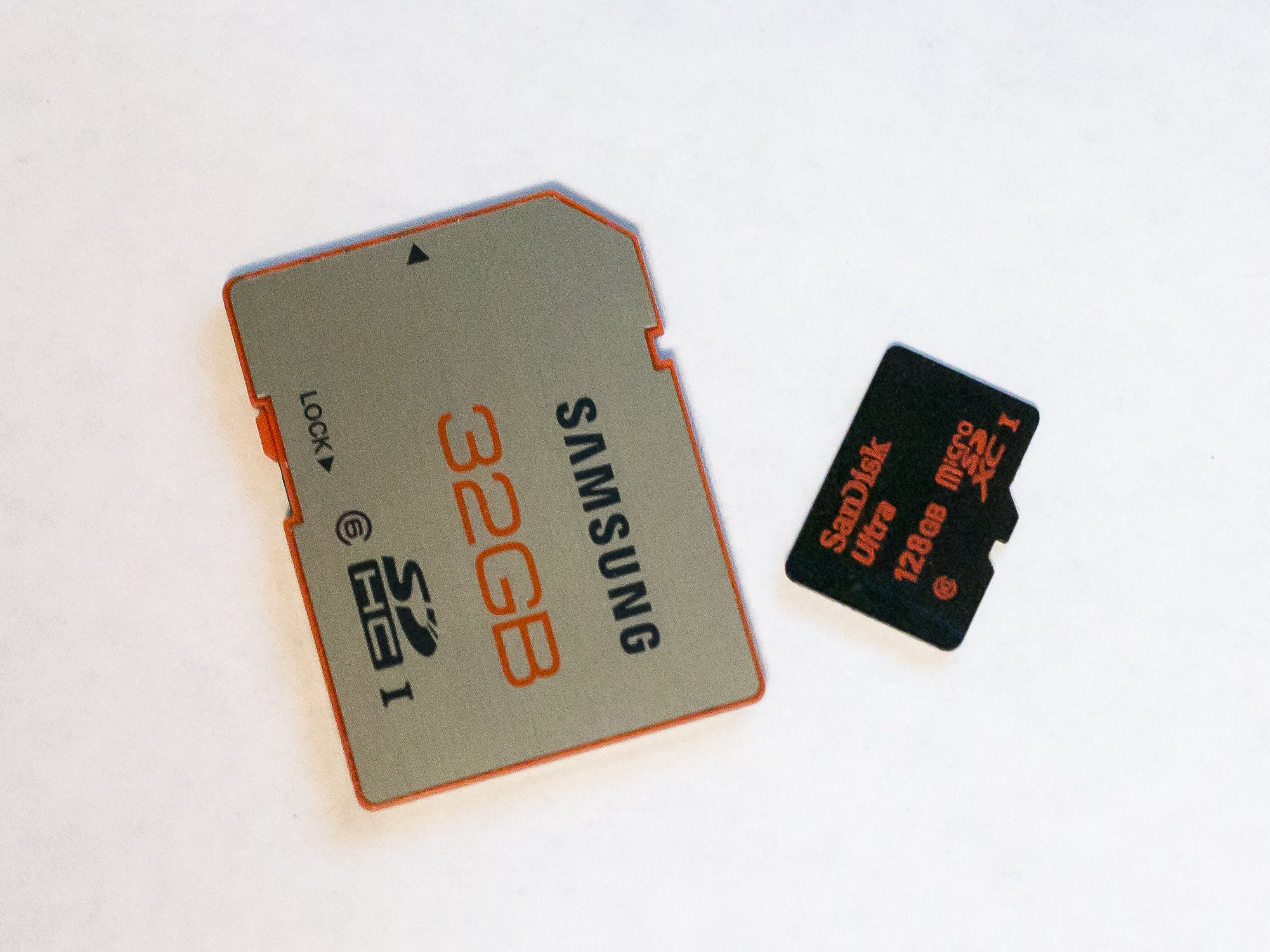 SD card sizes