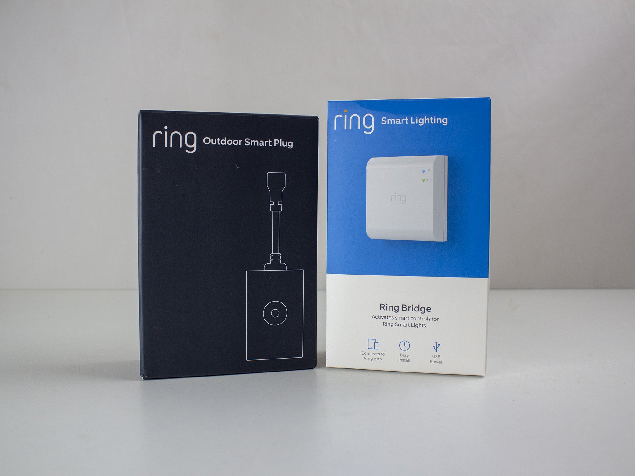 Ring Outdoor Smart Plug With Bridge Boxes
