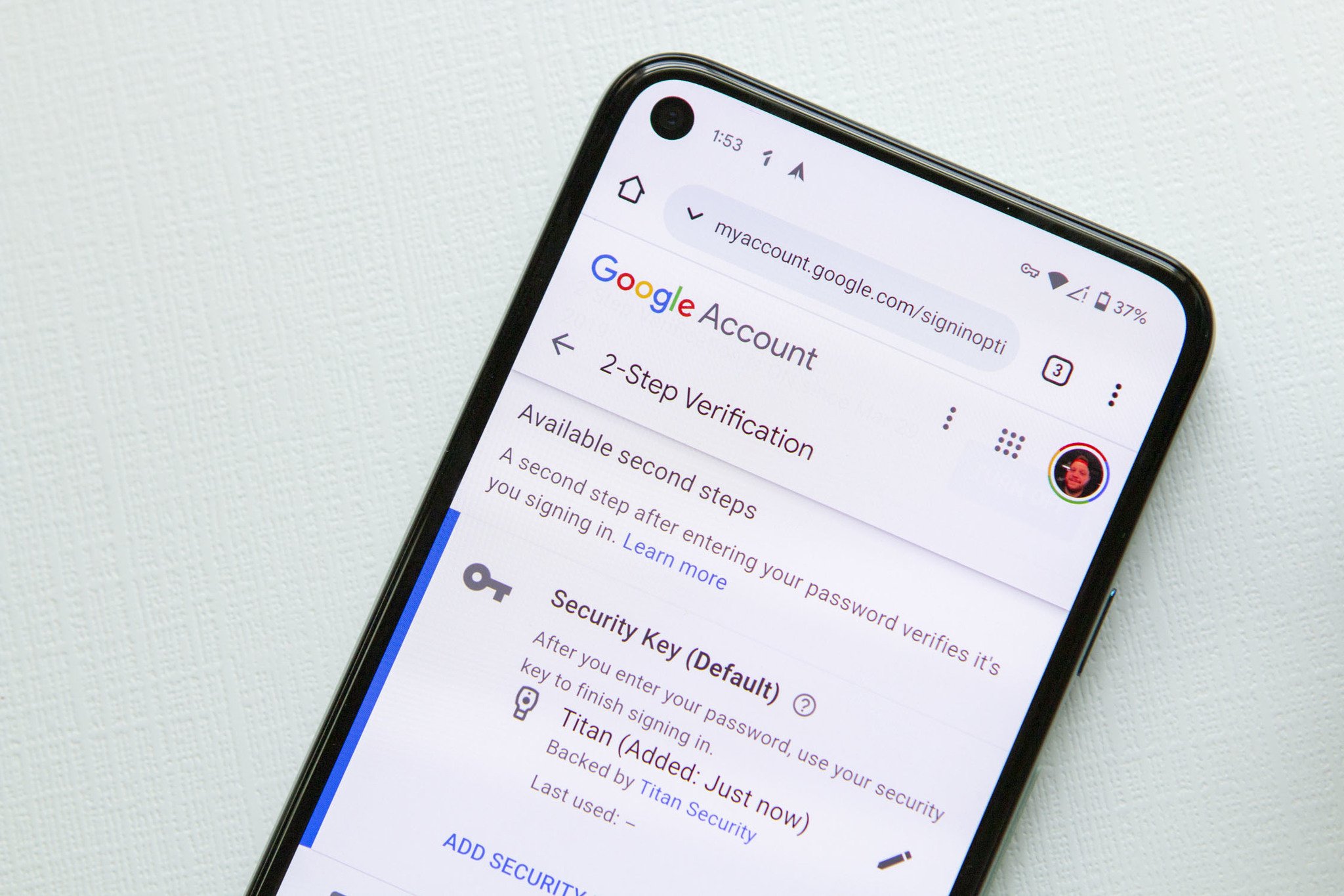 Two Step Authentication 2fa Google Account Pixel
