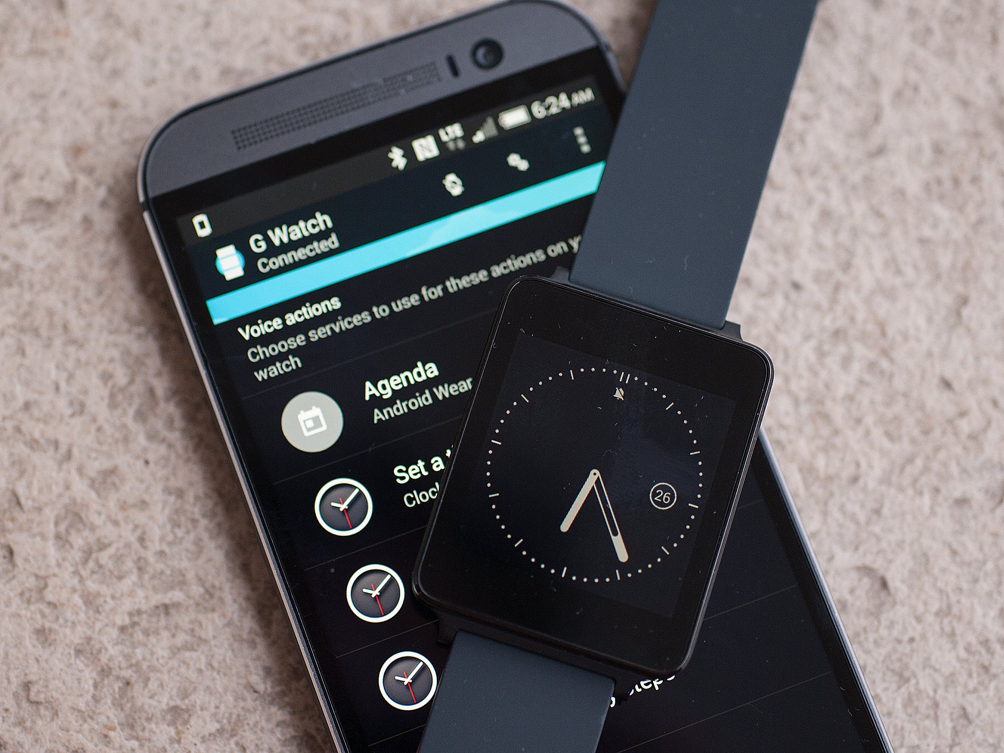 LG G Watch, Android Wear app
