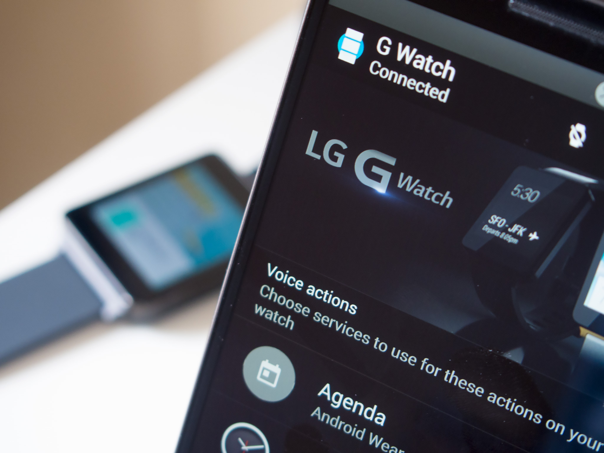 LG G Watch + LG G3, Android Wear