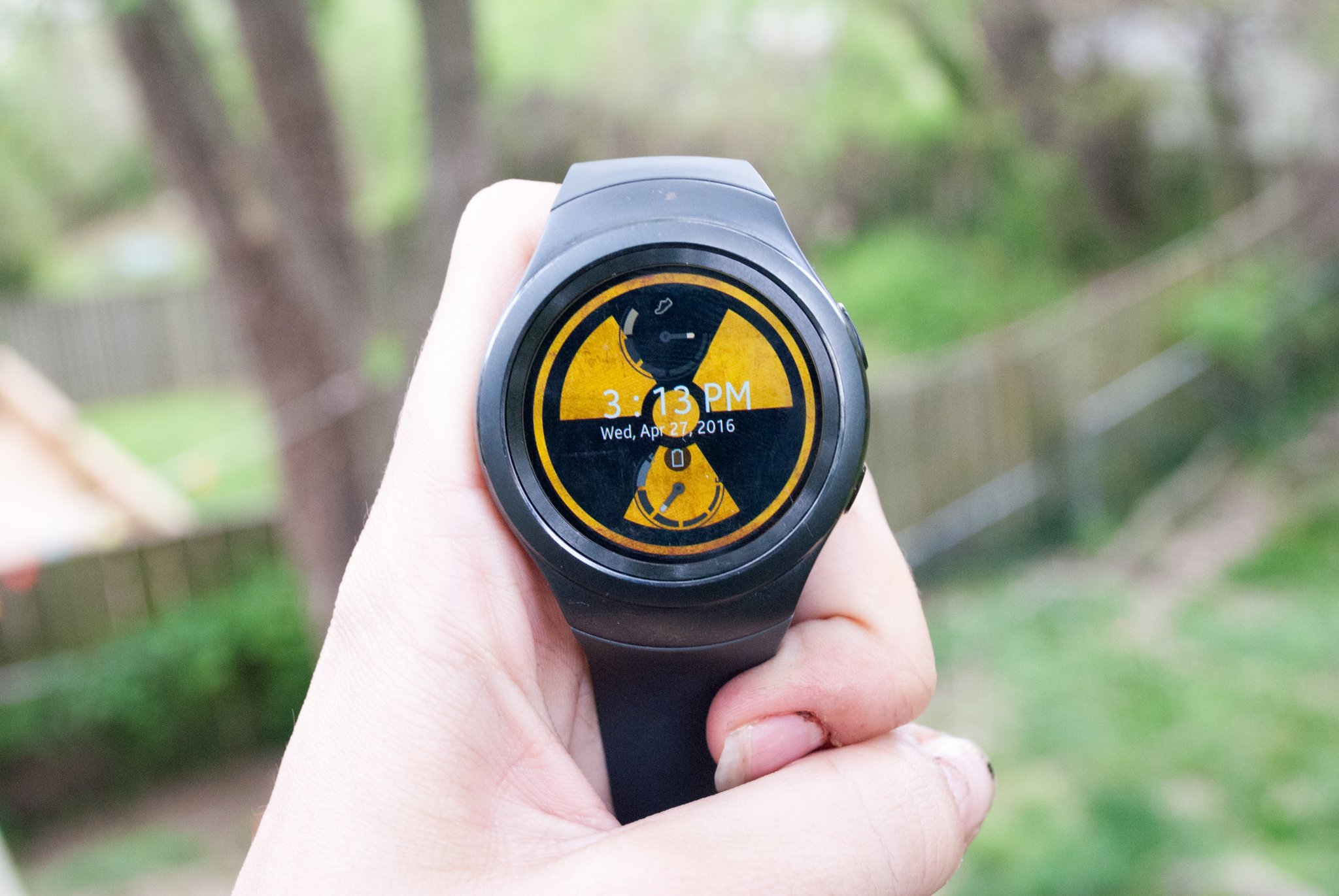 Nuclear watch face 