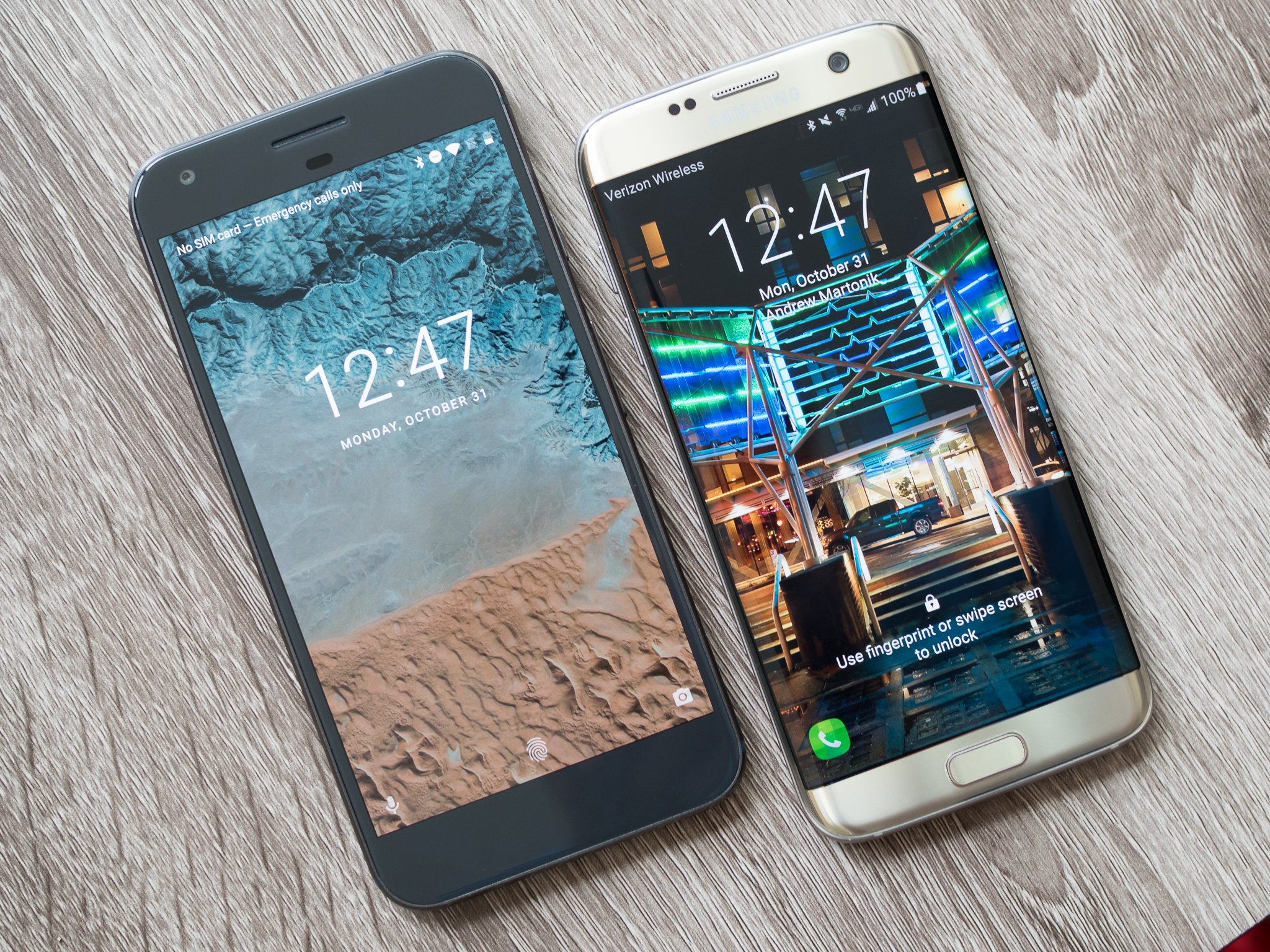 Pixel XL Galaxy S7