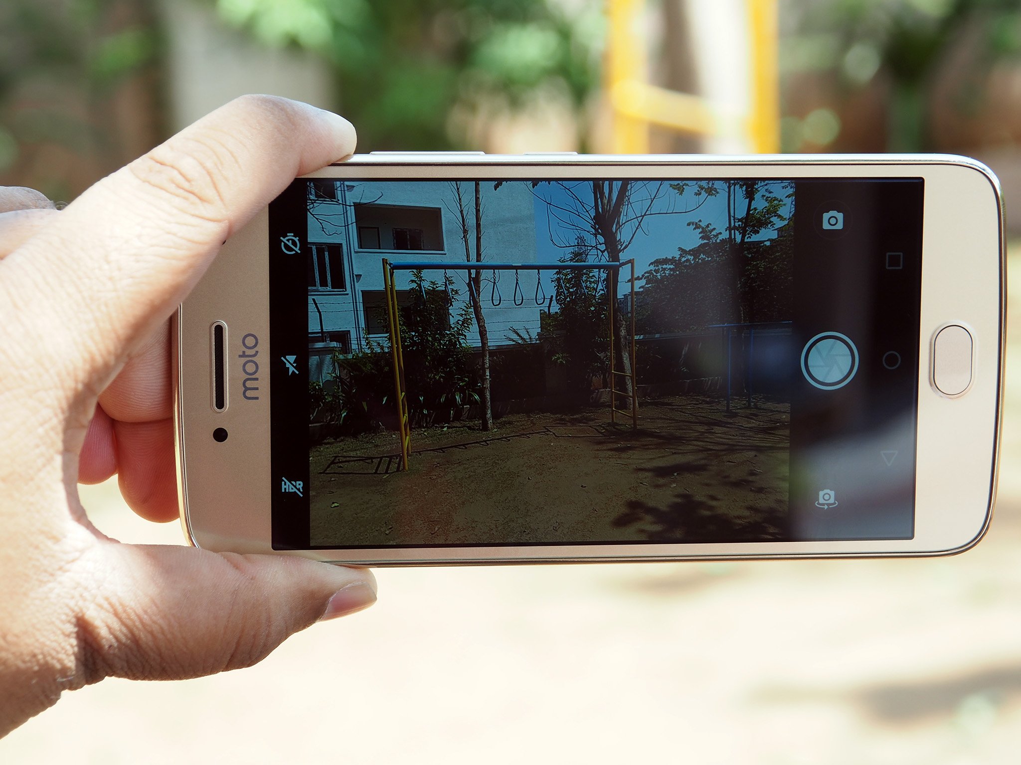 Moto G5 Plus camera interface