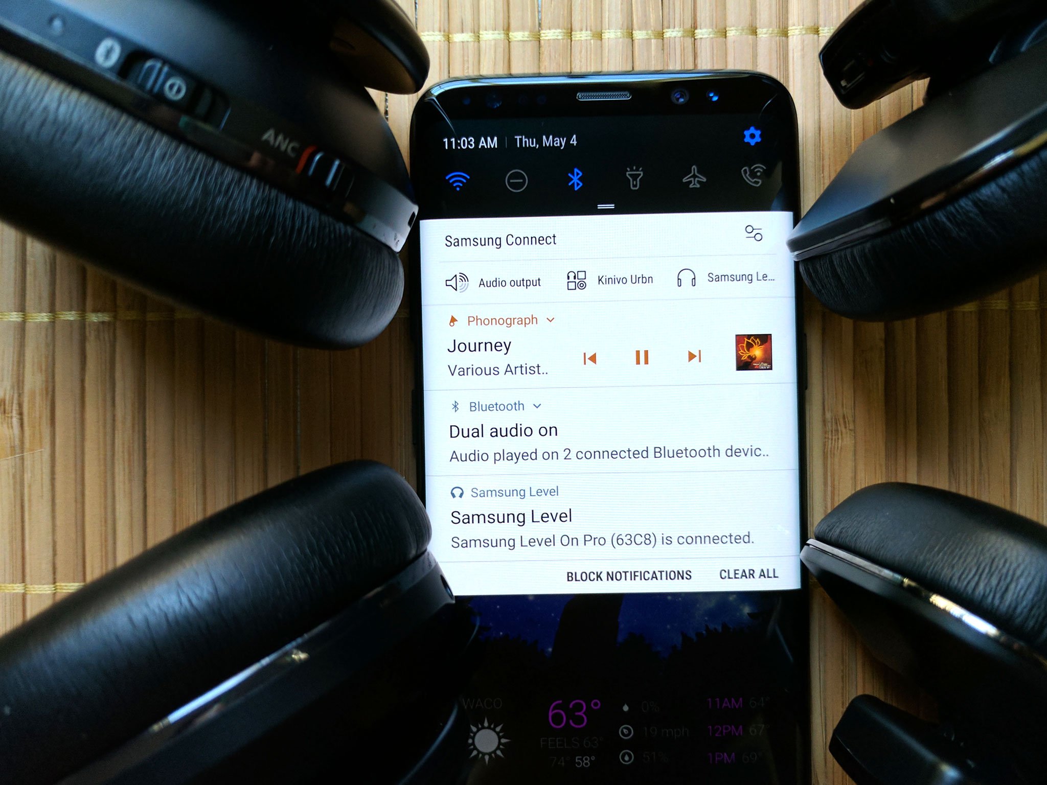 Galaxy S8 dual audio
