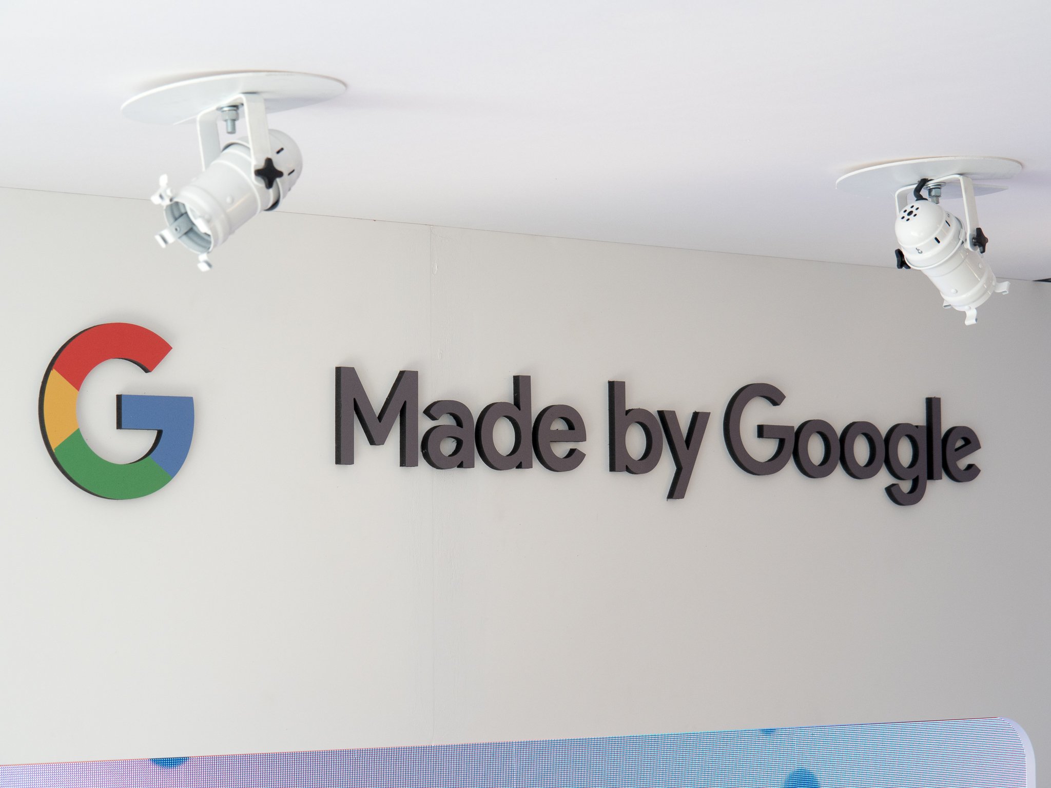 Made by Google logo at CES 2018