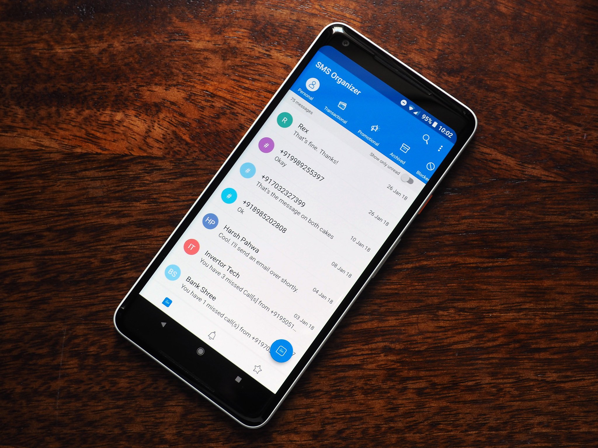 Microsoft starts rolling out another new Android app, SMS Organizer