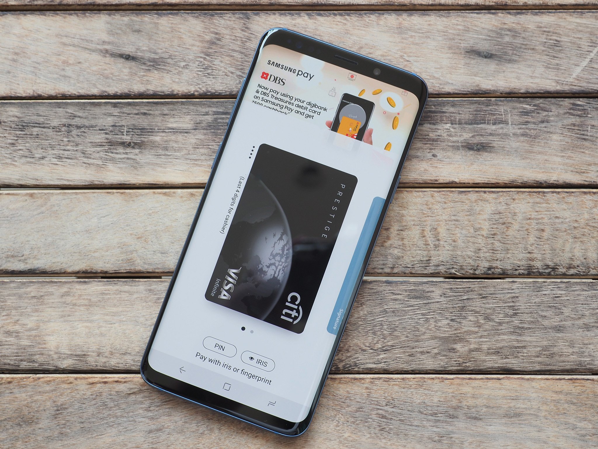 Samsung Galaxy S9+ with Samsung Pay