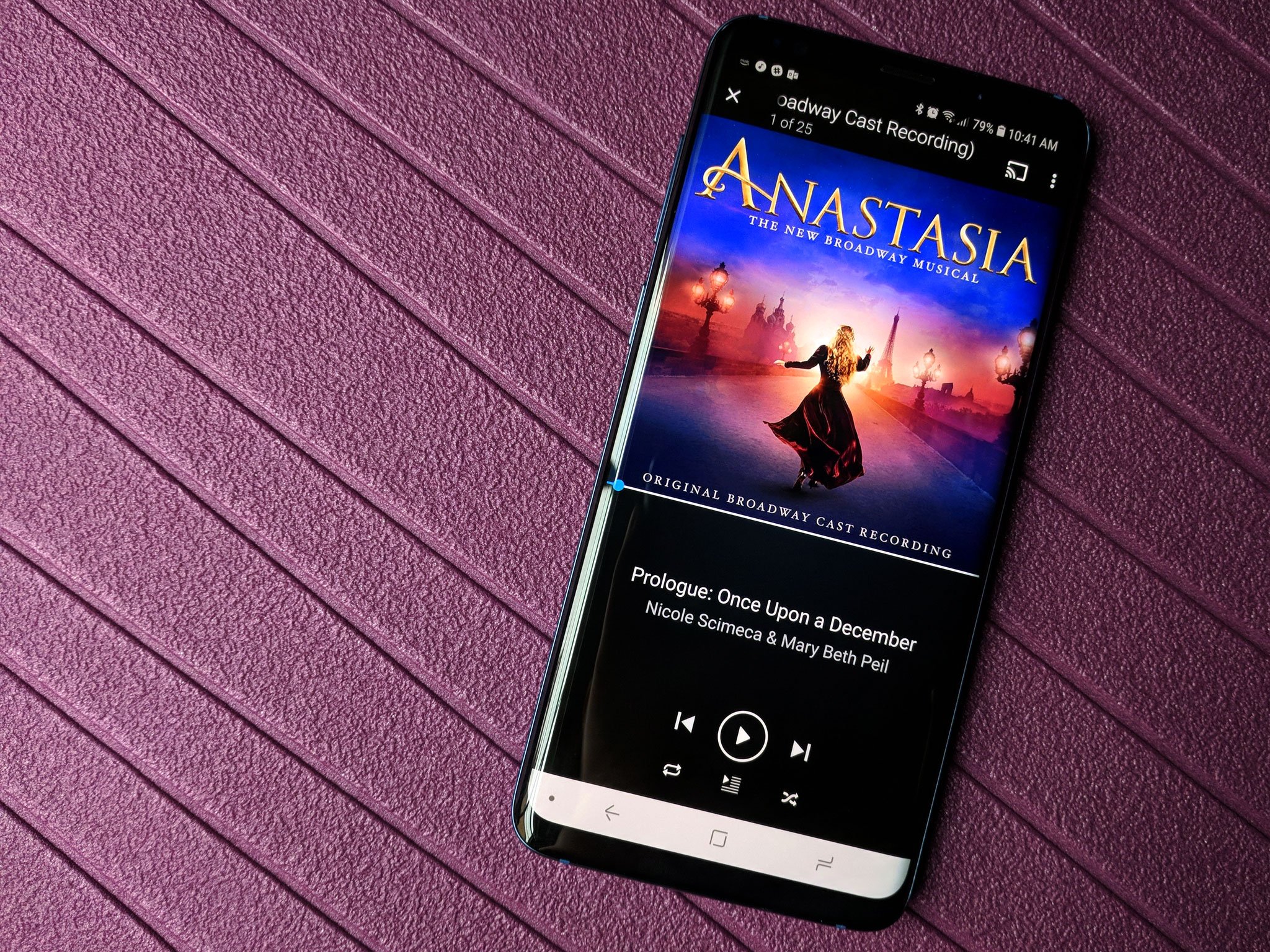 Amazon Music on a Galaxy S9+
