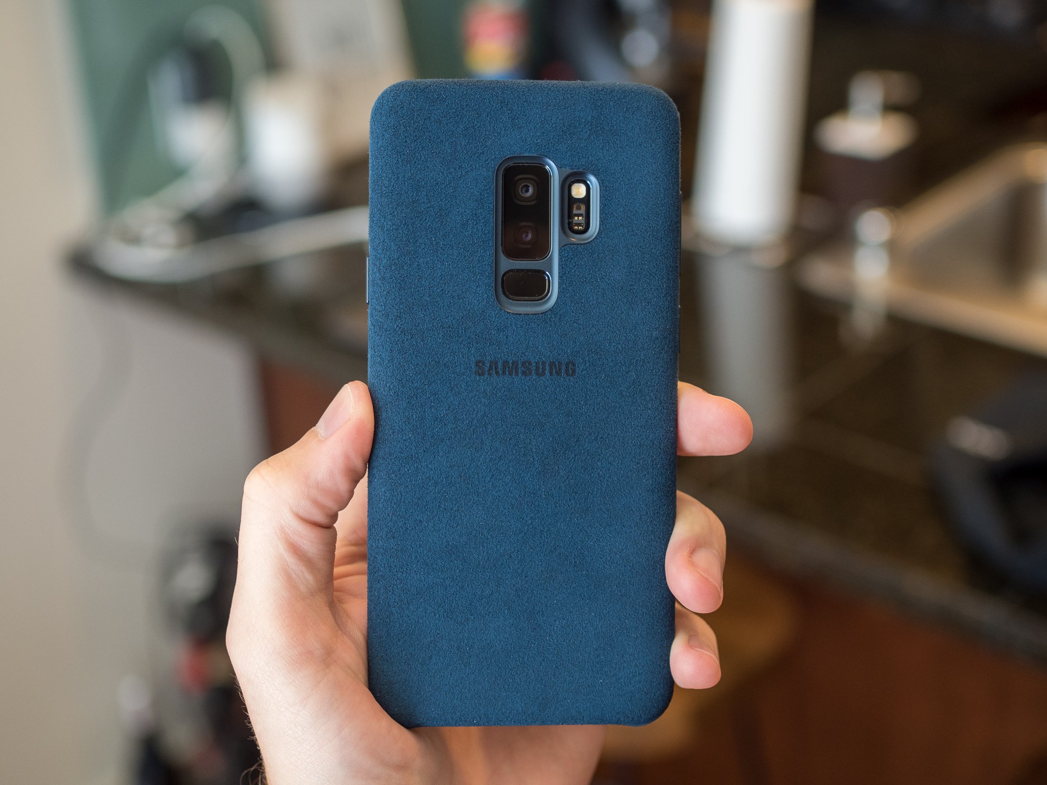Samsung Galaxy S9+ Alcantara case