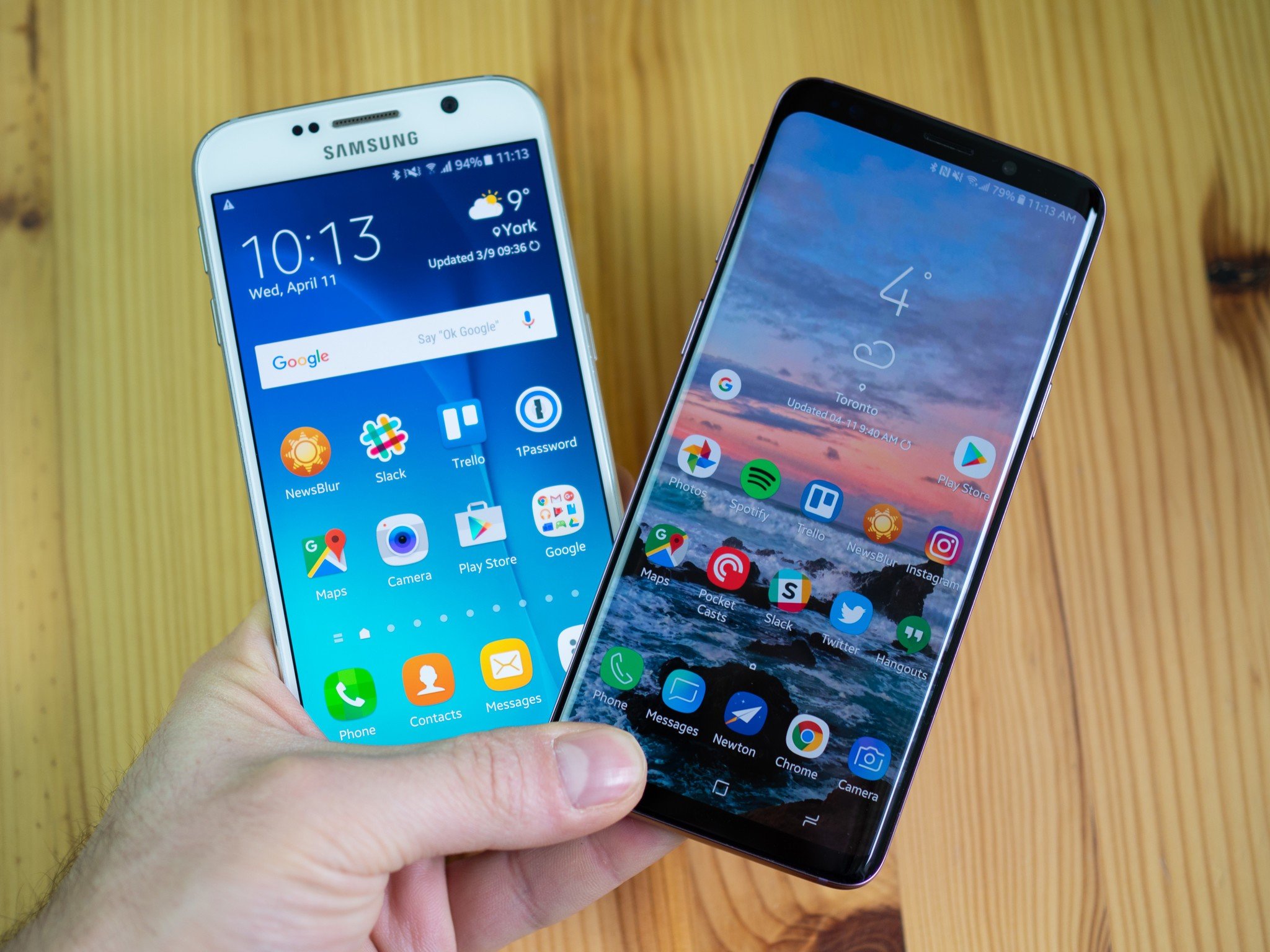 Samsung Galaxy S6 and Galaxy S9