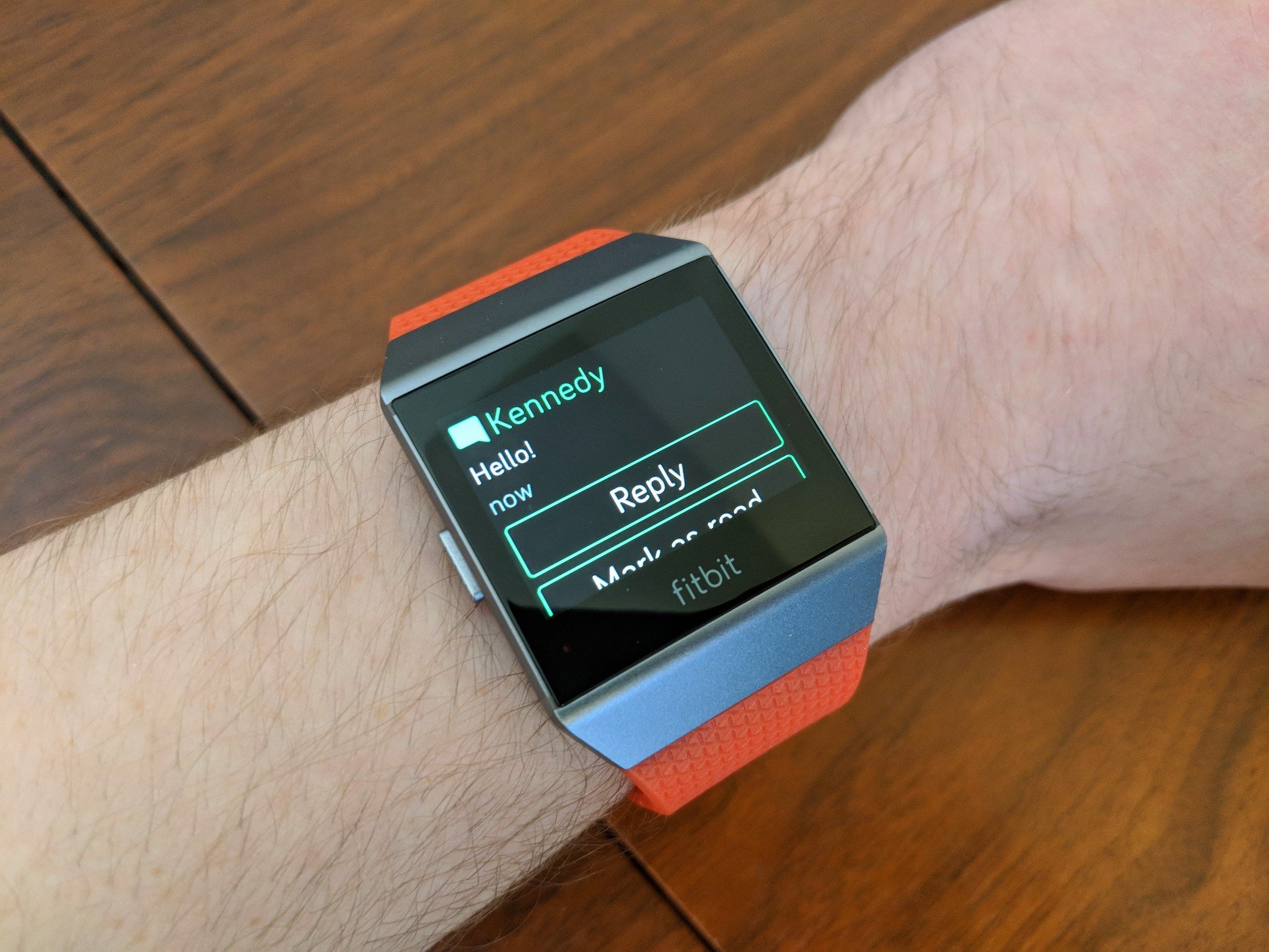 fitbit watch with text messages
