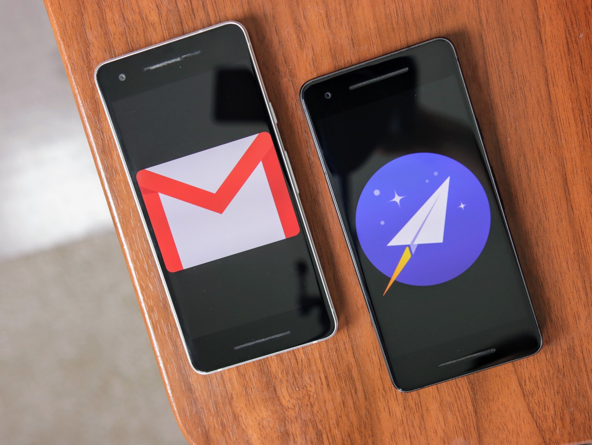 Newton Mail and Gmail logos