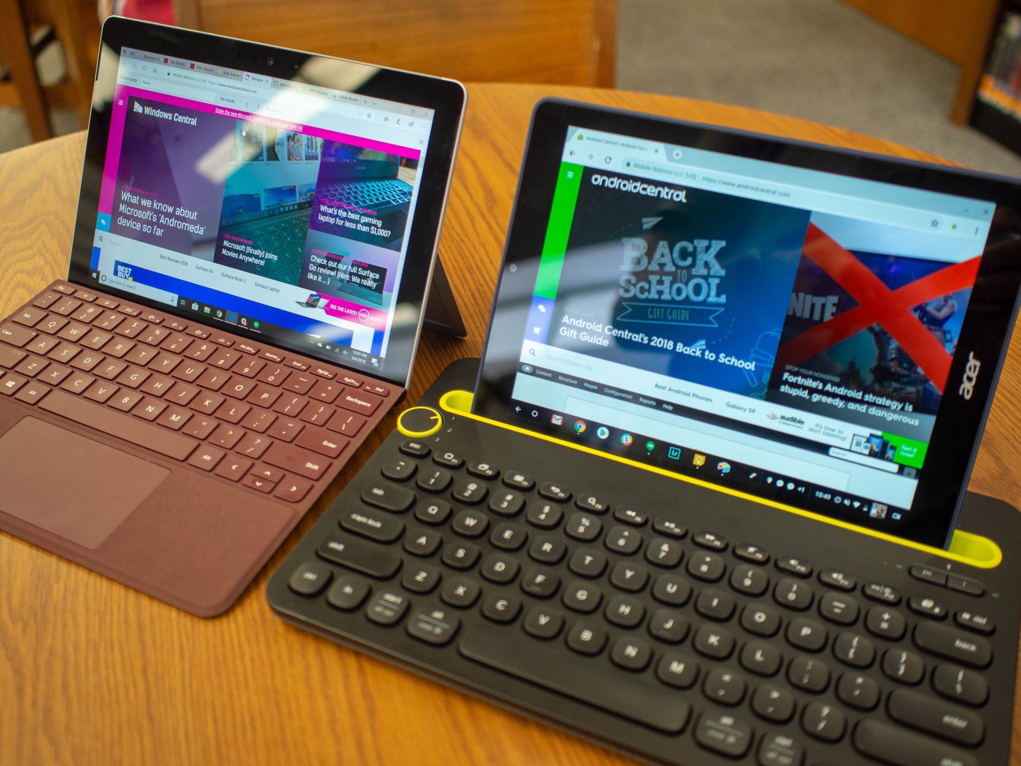 Surface Go and Pixel Slate