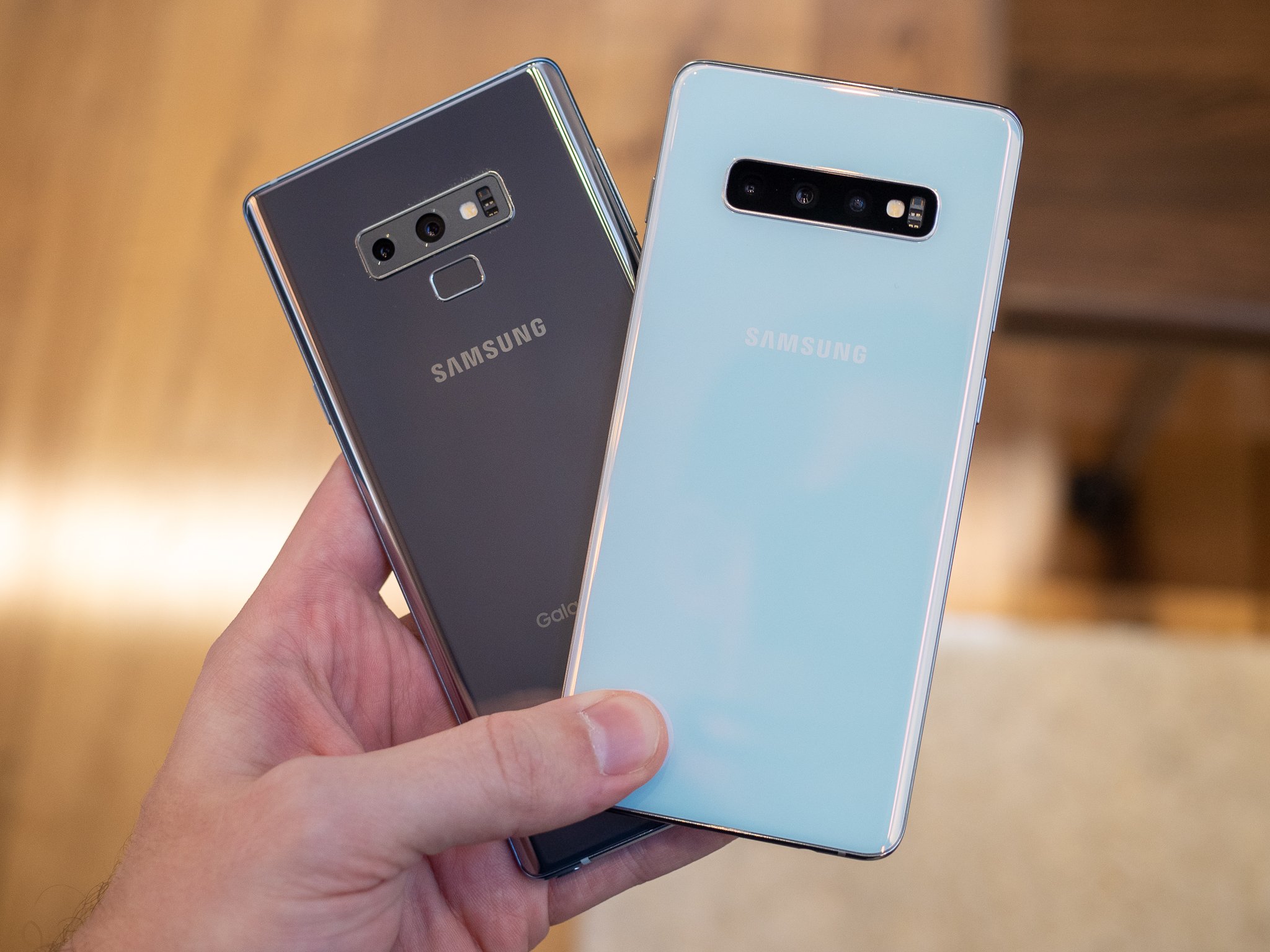 Galaxy S10+ and Galaxy Note 9