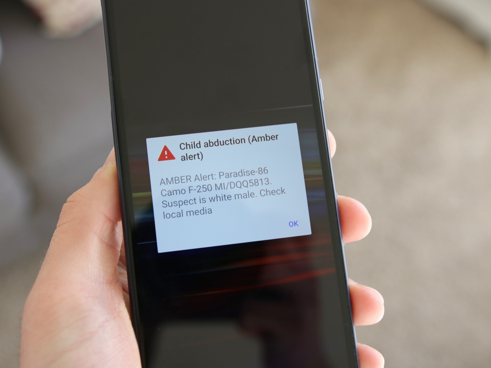 Amber Alert on Android