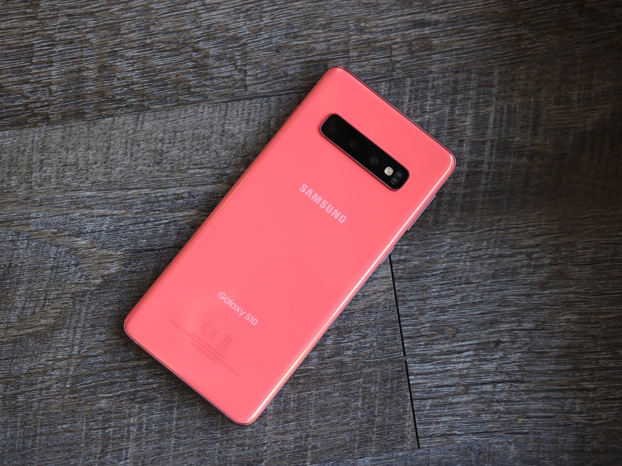   Samsung Galaxy S10 en Flamingo Pink 