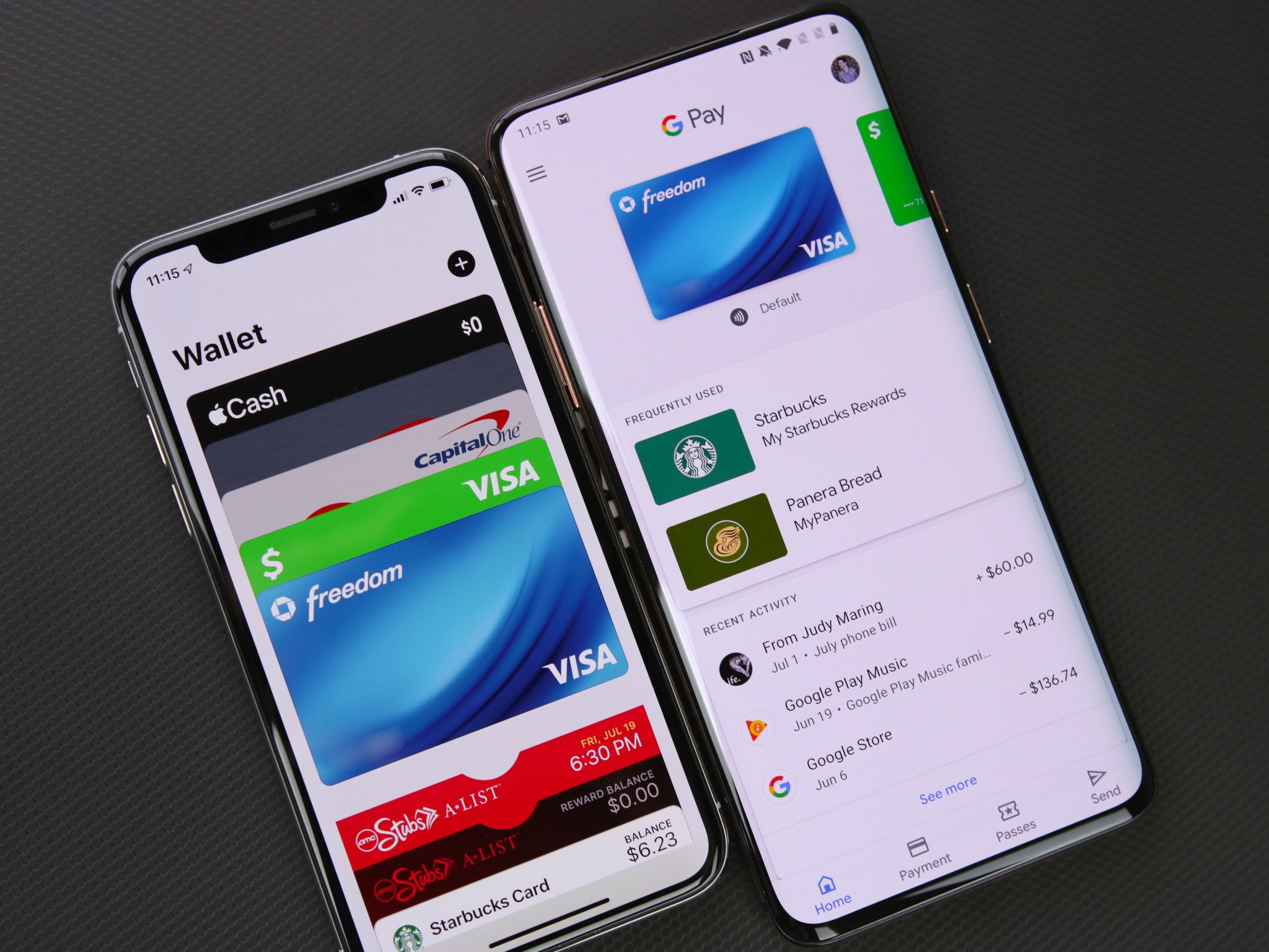 Google Pay and Apple Pay